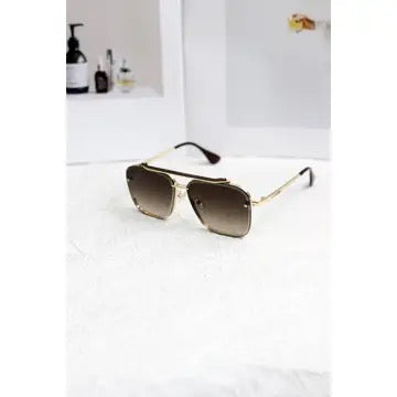 Aviator Sunglasses Brown