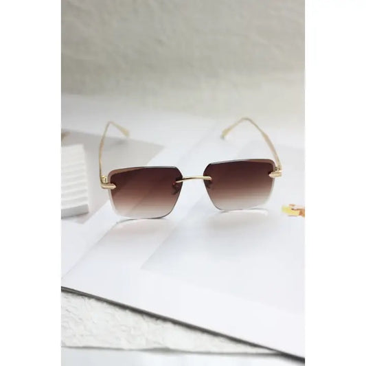 Glance with Me Brown Glasses