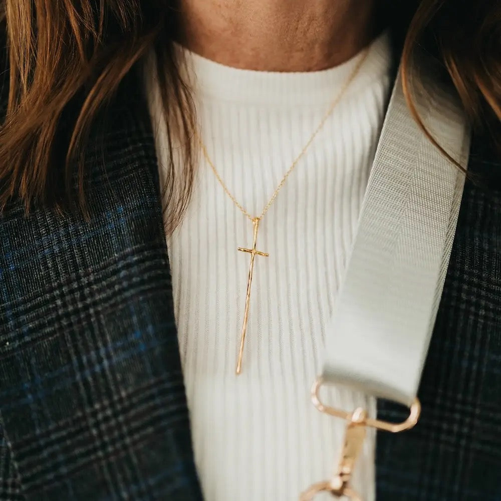 Modern Cross Necklace