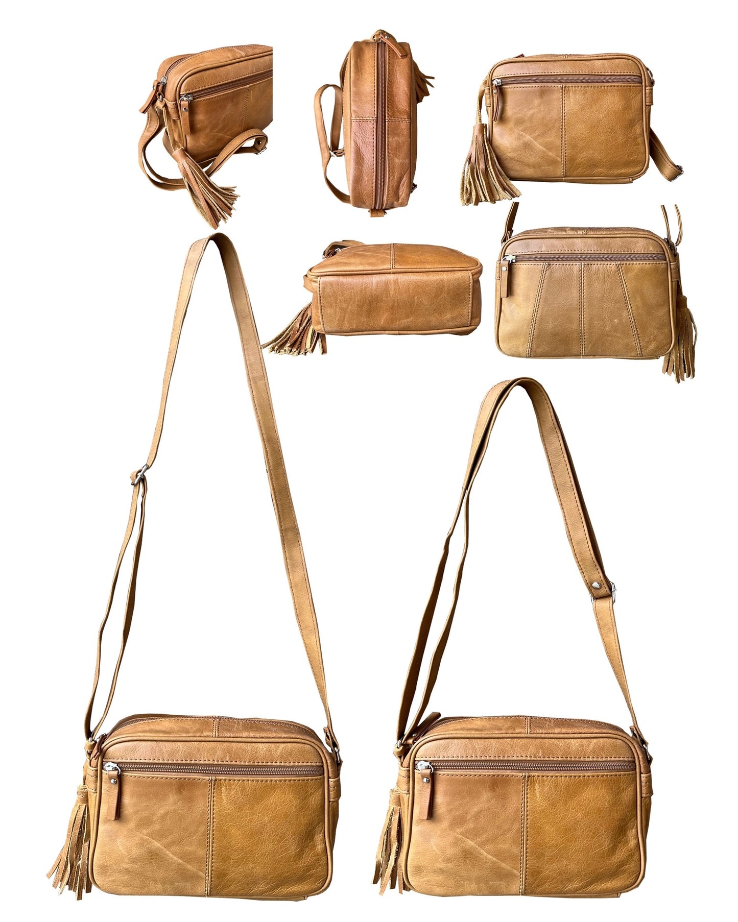 Cowhide Leather Crossbody