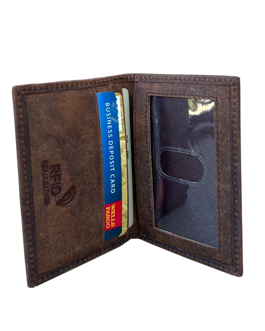 Cowhide Leather Card Holder