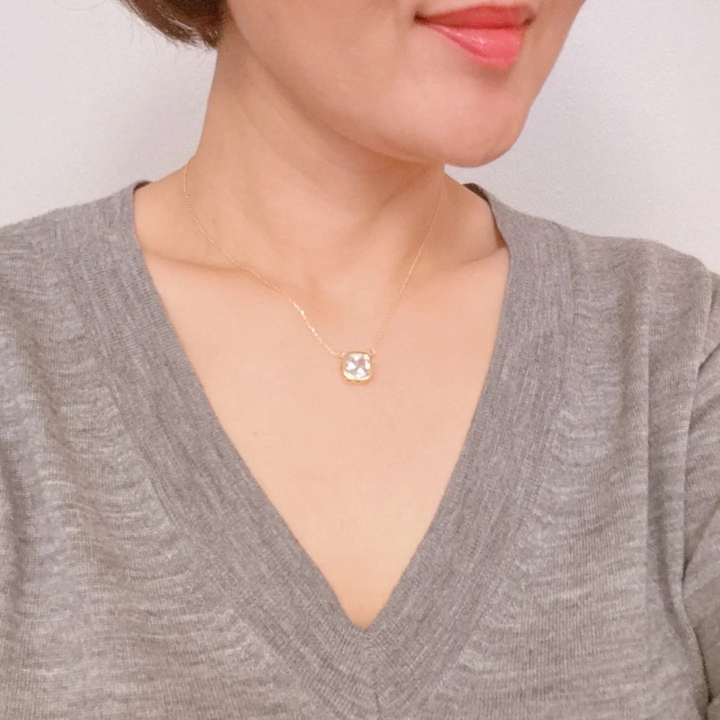 Dainty Single Pearl Necklace