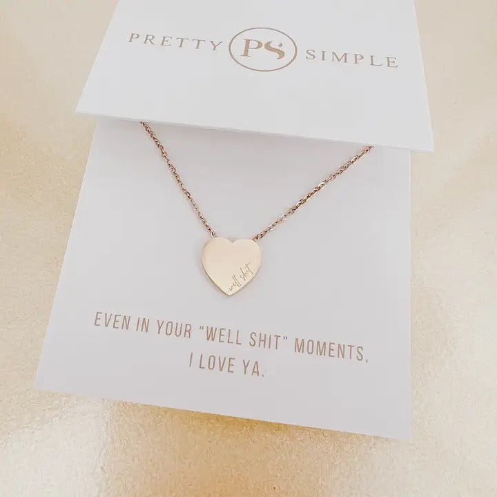 Salty Heart Gift Necklace