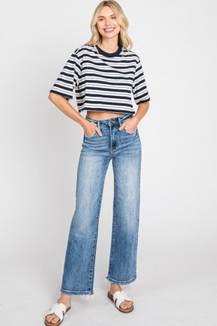 Petra153 - Super High Rise Stretch Classic Straight Jeans