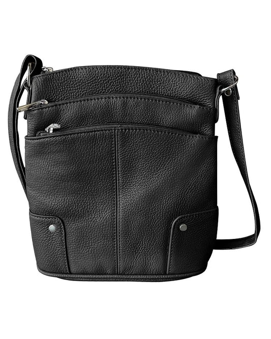W011 Cowhide Leather Crossbody