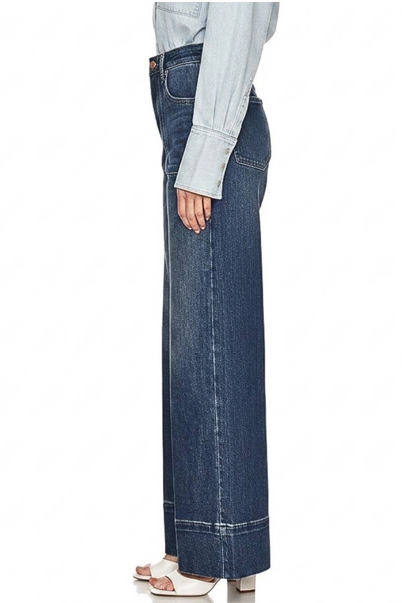 ARTEMIS VINTAGE - HIGH RISE TUMMY CONTROL SLIM PALAZZO JEANS