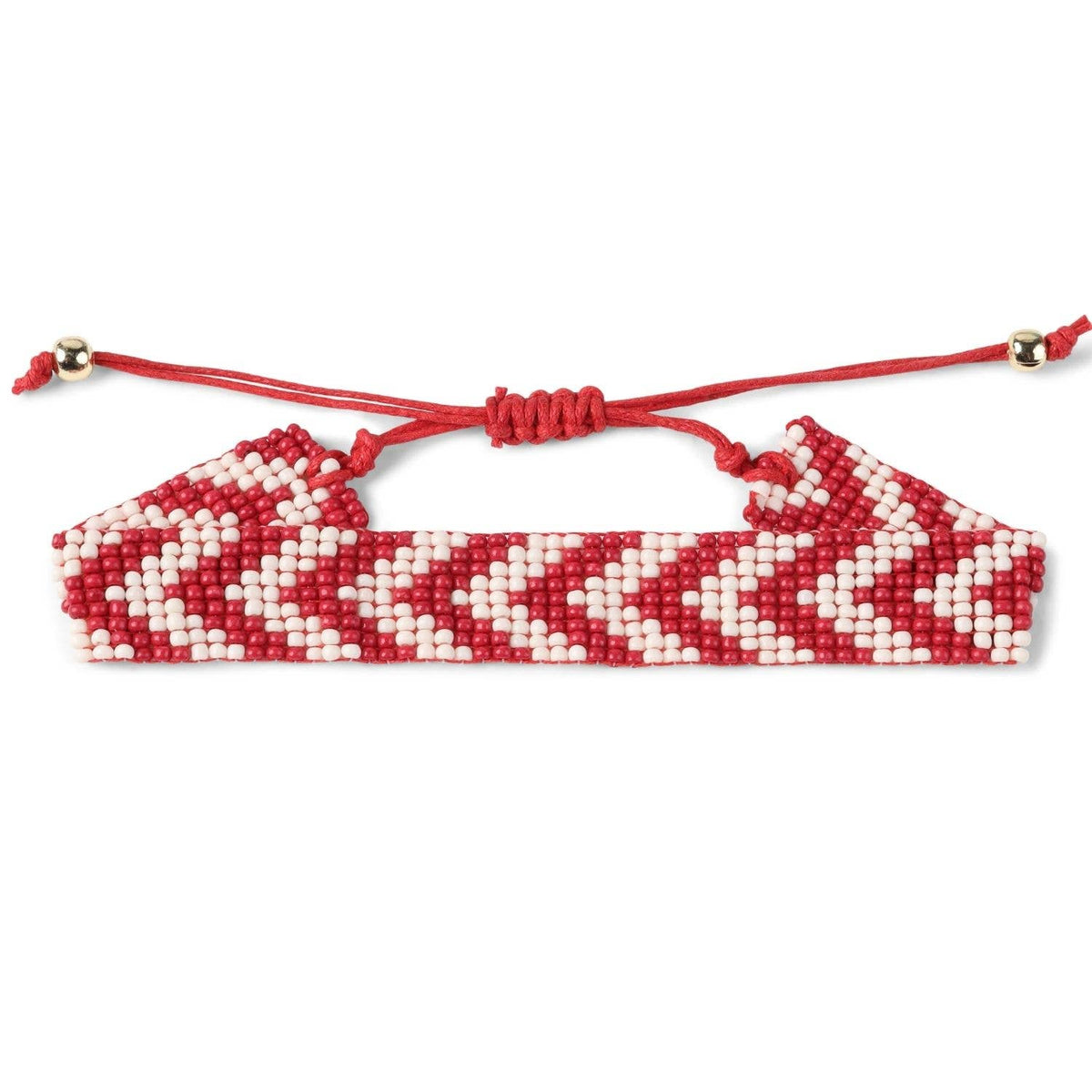 Splendid Iris - Sale - Adjustable Game Day Bracelet: Black/Orange