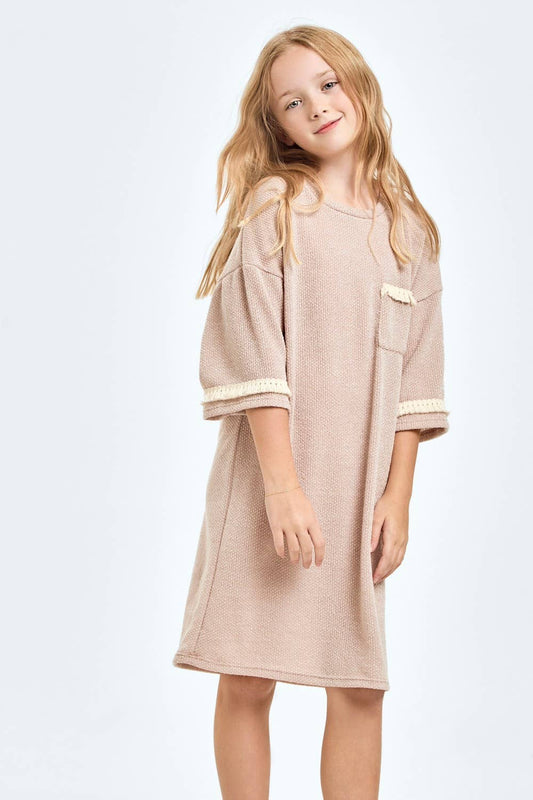 Tasseled Chunky Sweater Dress