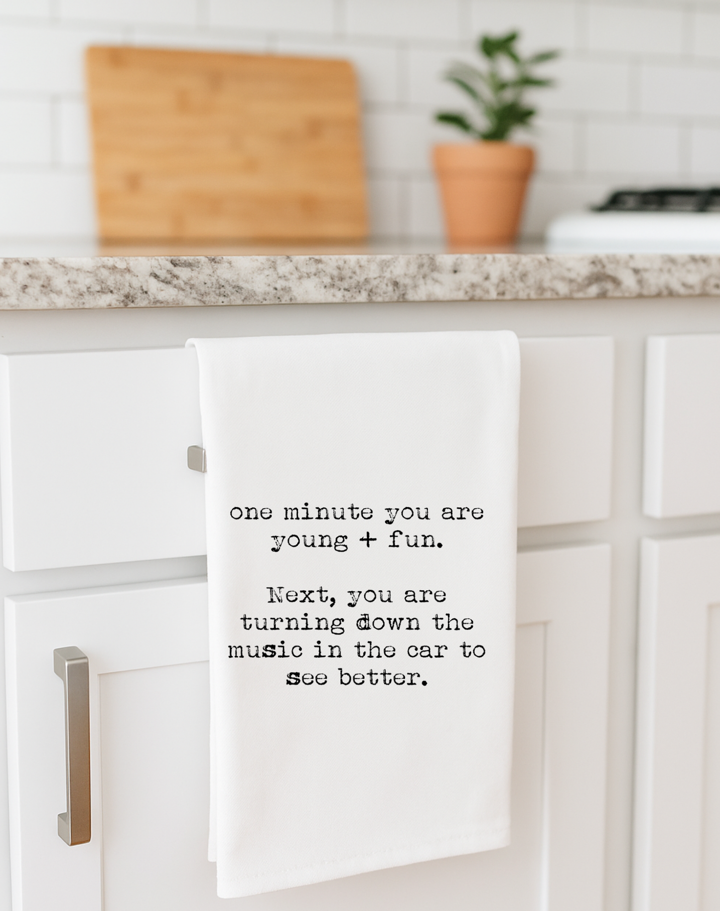 Young & Fun Tea Towel