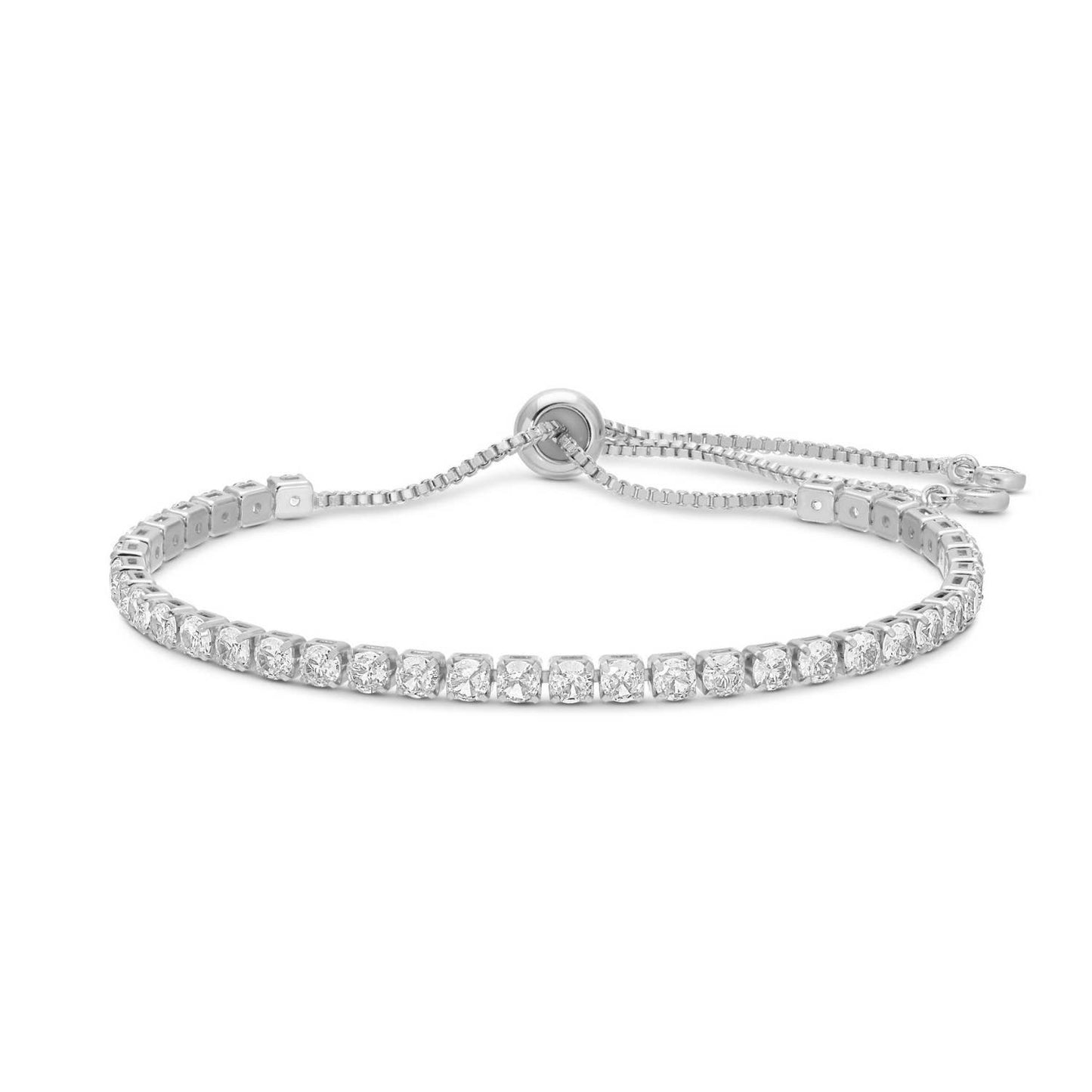 Splendid Iris - Pulley Tennis Bracelet: Gold / 3mm