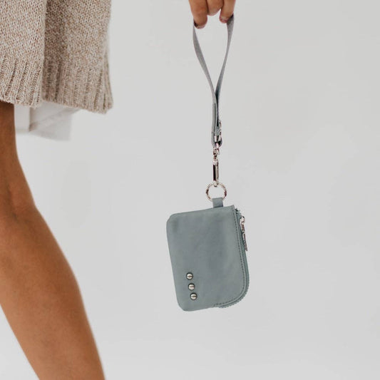 Nya Nylon Clippable Card Wallet Wholesale: Gray