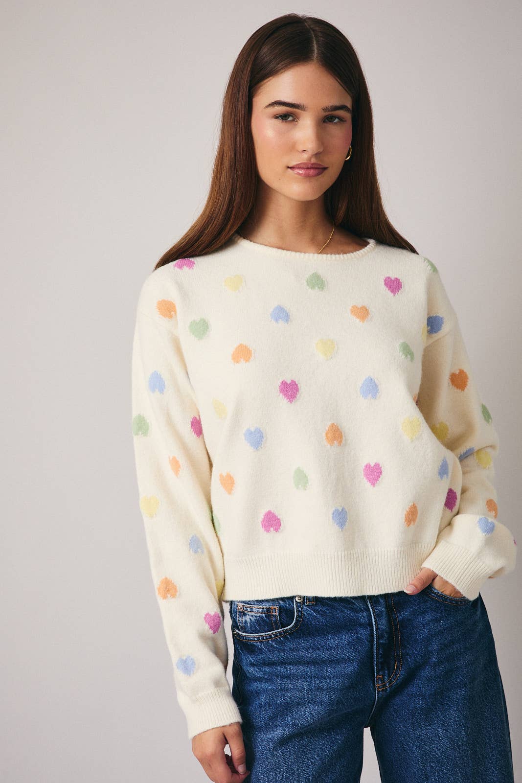 Heart Graphic Sweater