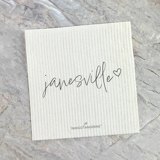 Cursive Heart - Viroqua Swedish Dish Cloth