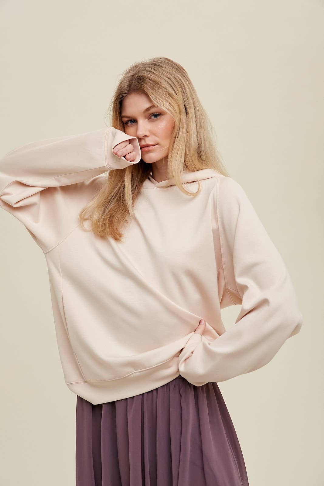 Soft Touch Casual Knit Hoodie