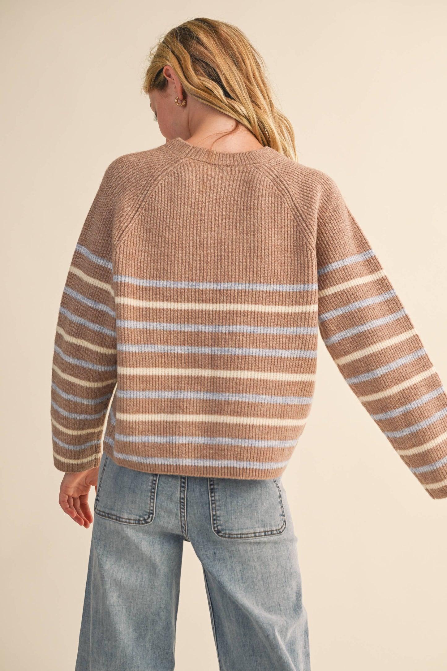 Girls Striped Sweater