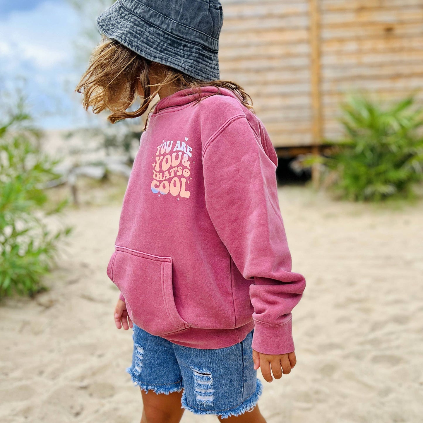 Kids Pink Cool Hoodie