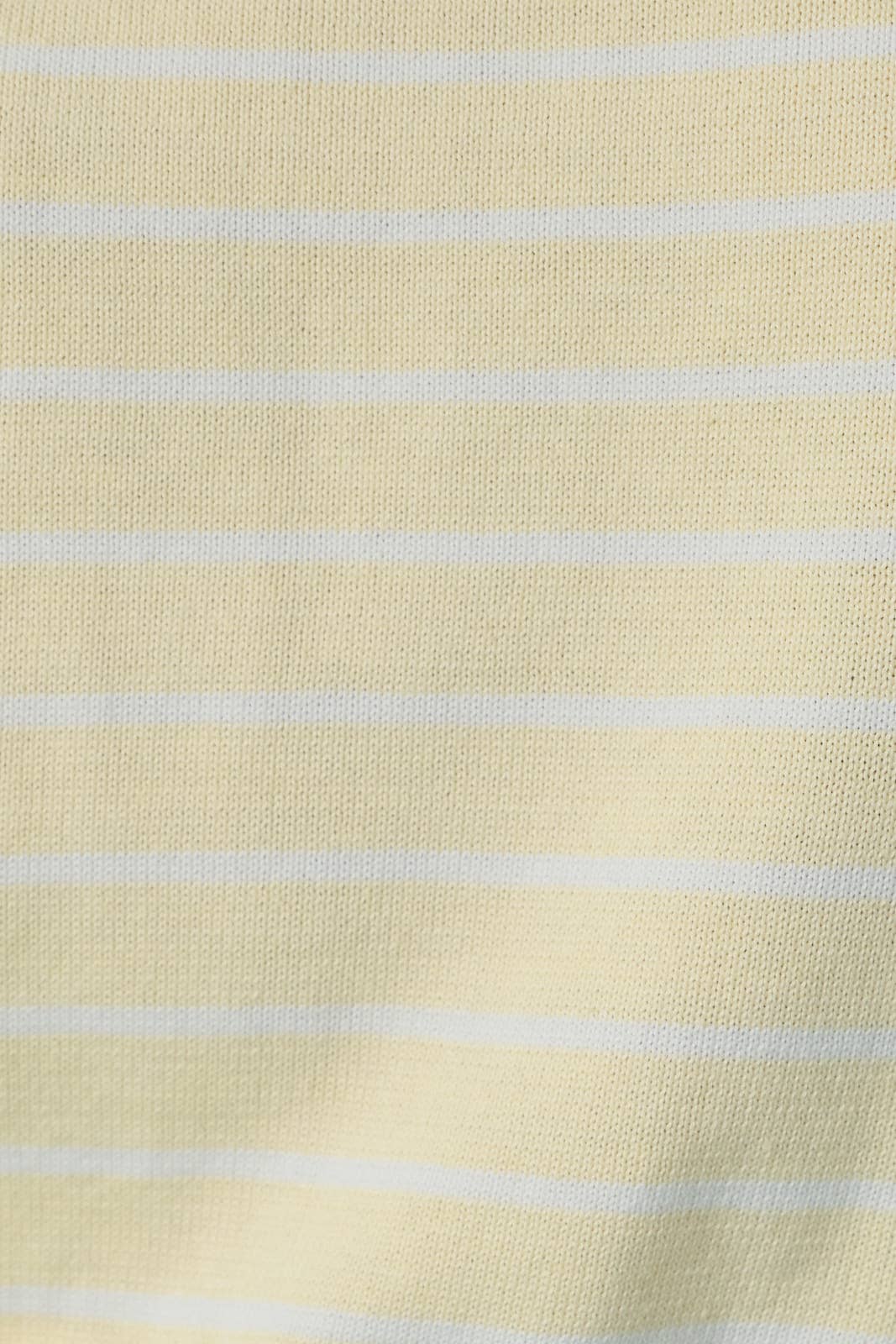 Sunday Edition by LE LIS - HALF SLEEVE CREW NECK PUFF STRIPED SWEATER TOP: LT BLUE-WHITE STRIPE / M