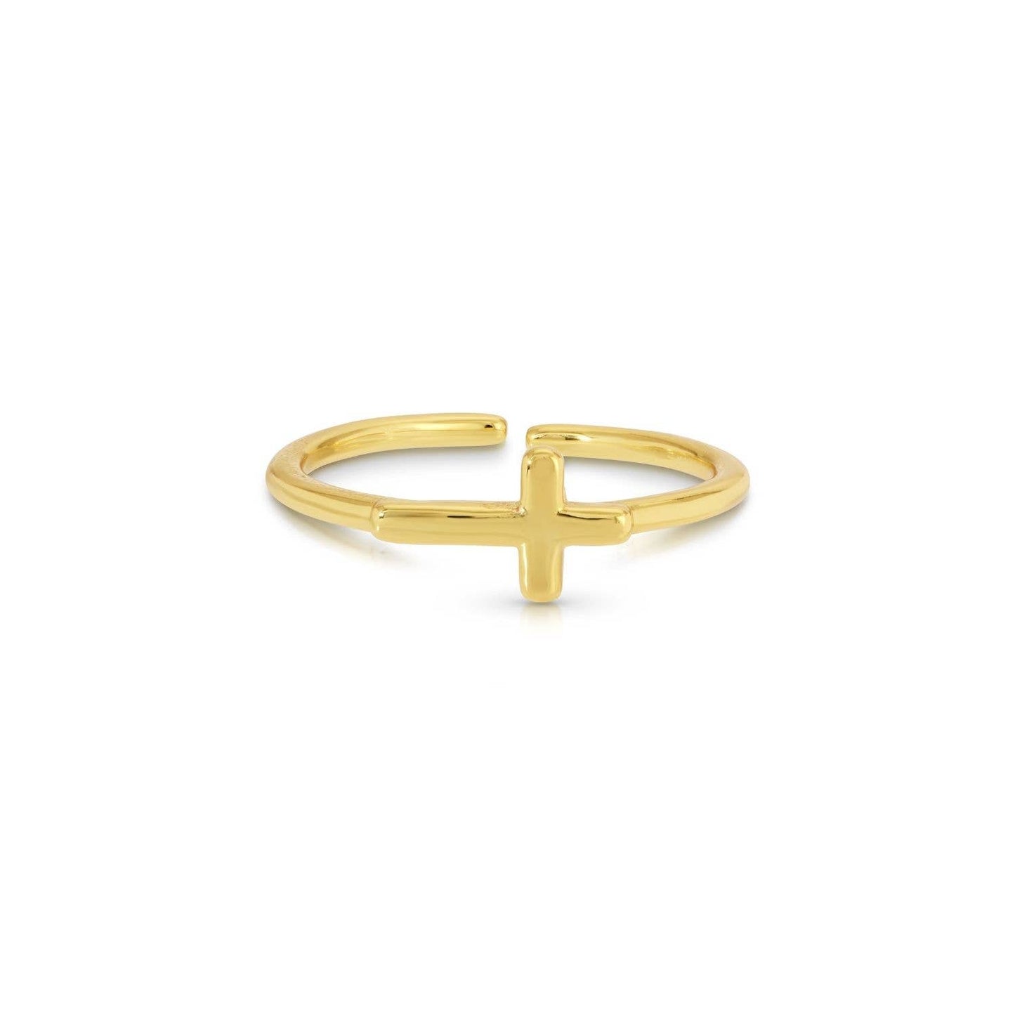 Splendid Iris - Simple Cross Ring