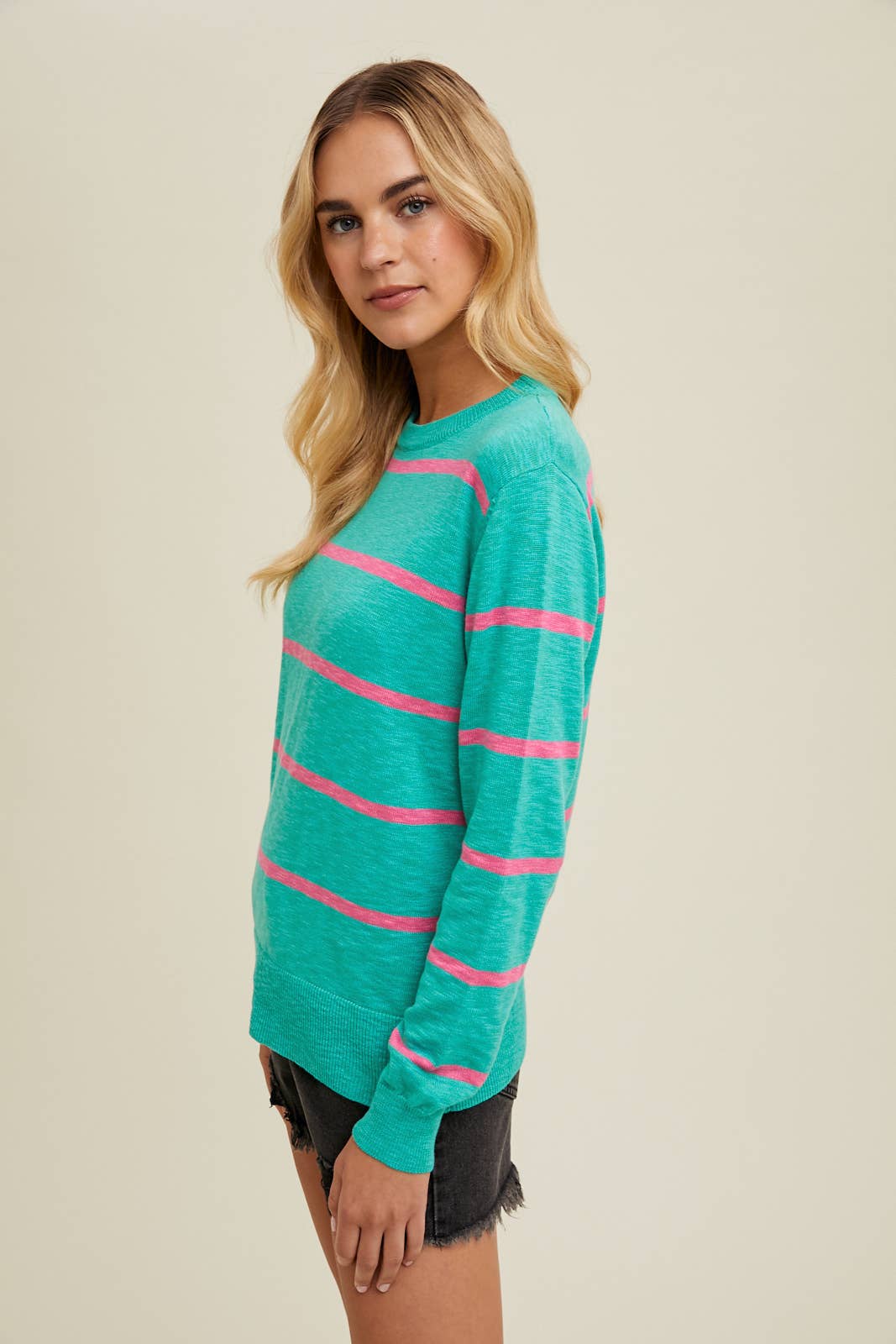 Striped Lightweight Sweater