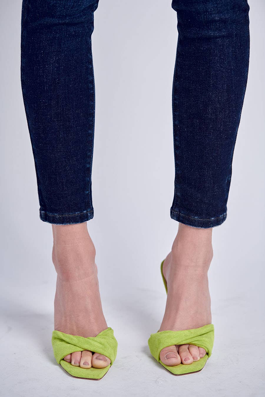 High Rise Full Length Skinny Jeans