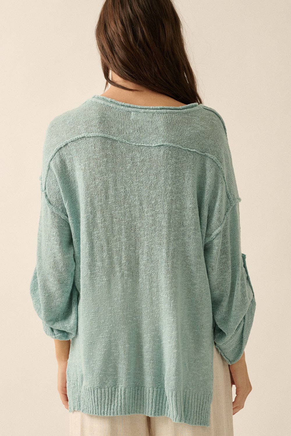 Lightweight Henley Sweater