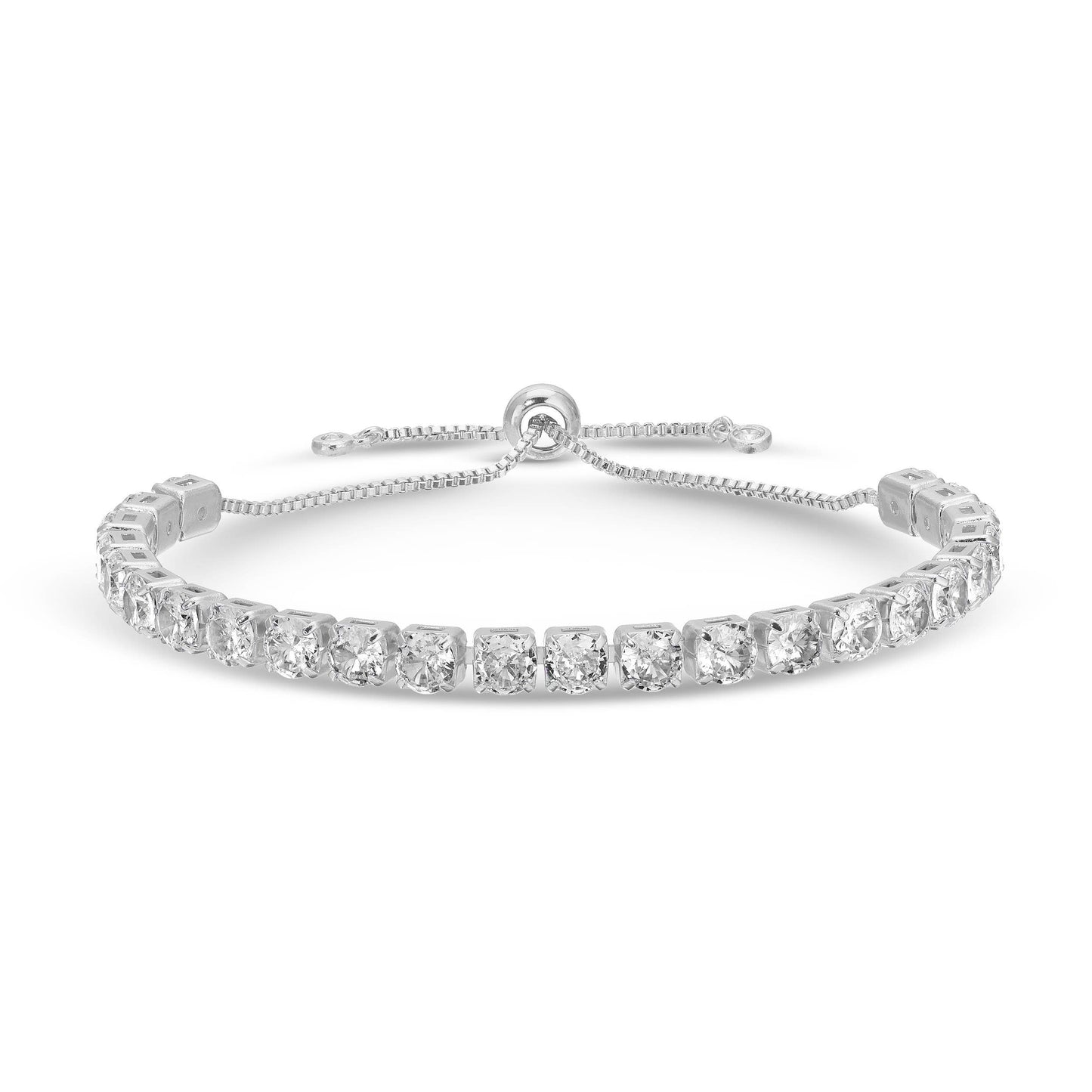 Splendid Iris - Pulley Tennis Bracelet: Gold / 3mm