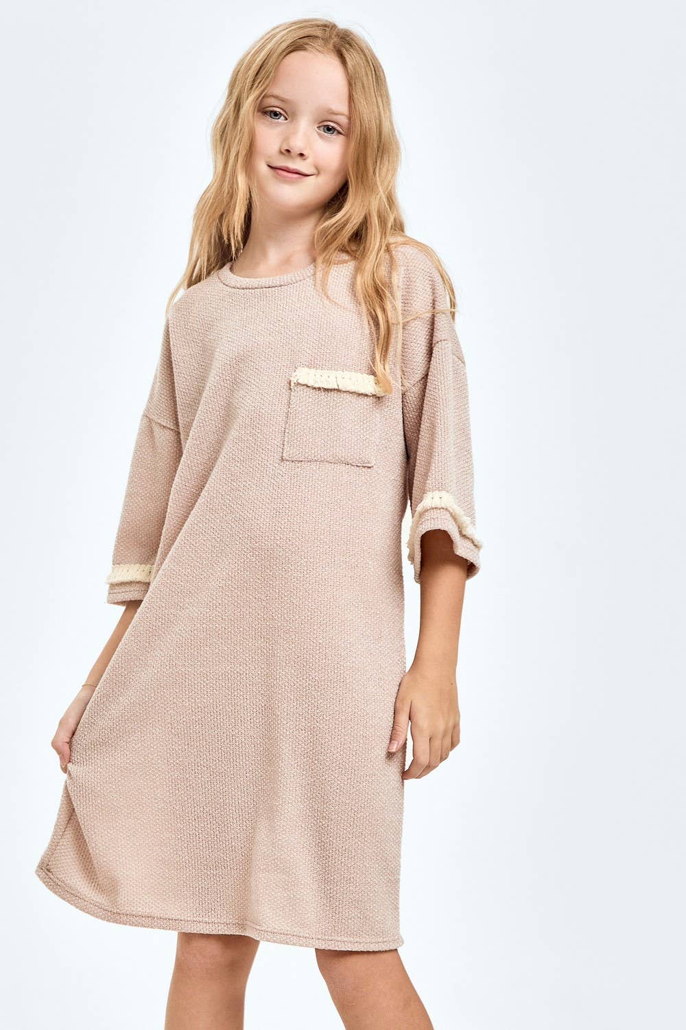 Tasseled Chunky Sweater Dress