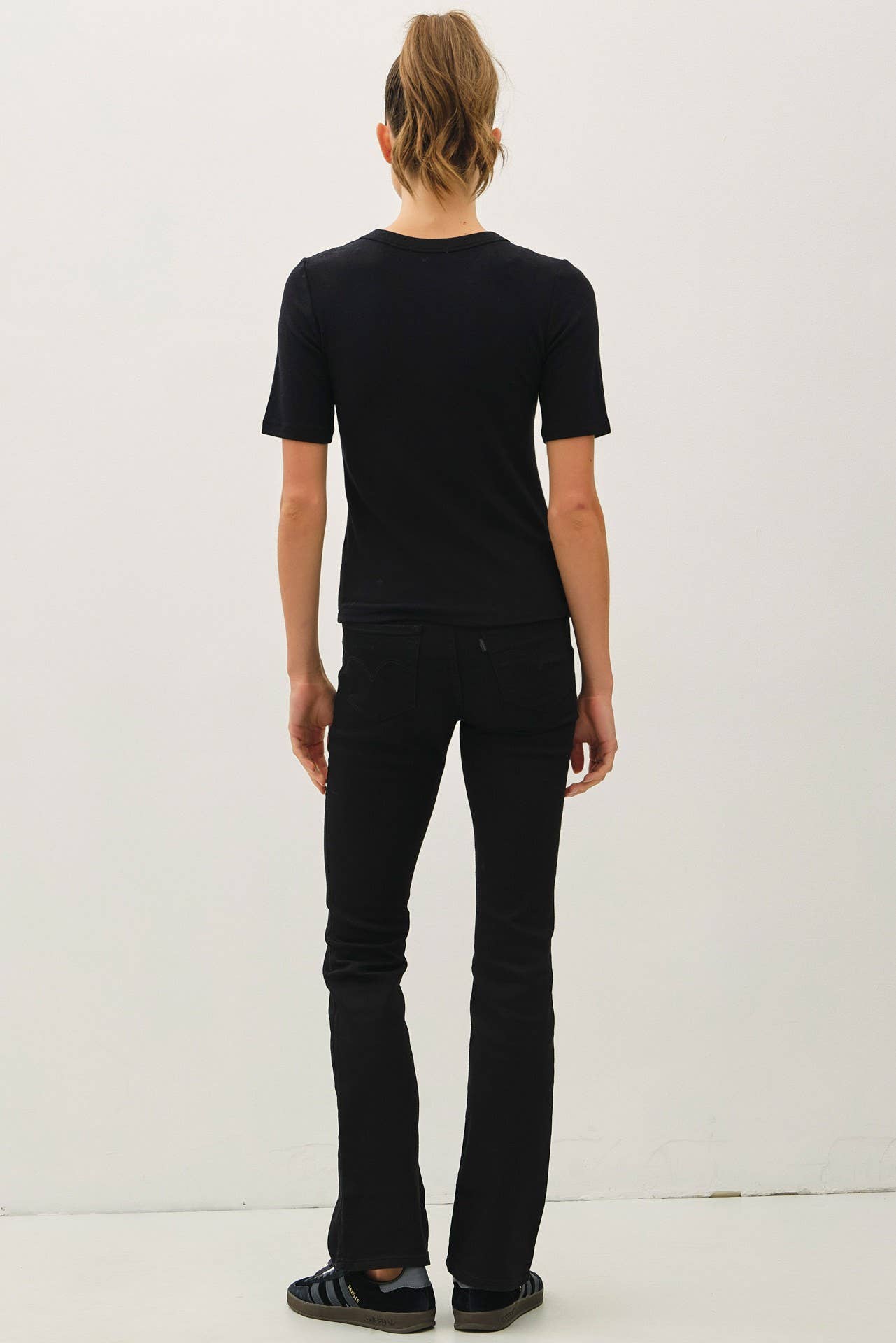 Be Cool - [NEW COLOR]ULTRA SOFT BASIC SHORT SLEEVE TOP : WINE / S