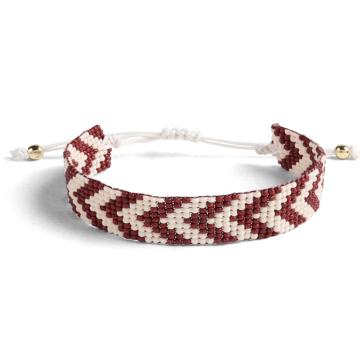 Splendid Iris - Sale - Adjustable Game Day Bracelet: Black/Orange