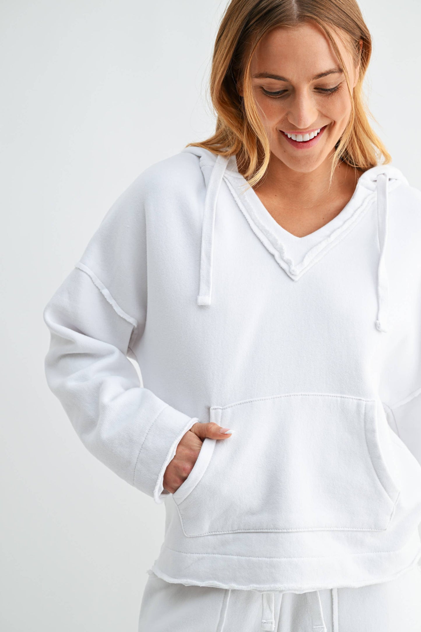Malibu Air Cotton Hoodie: White