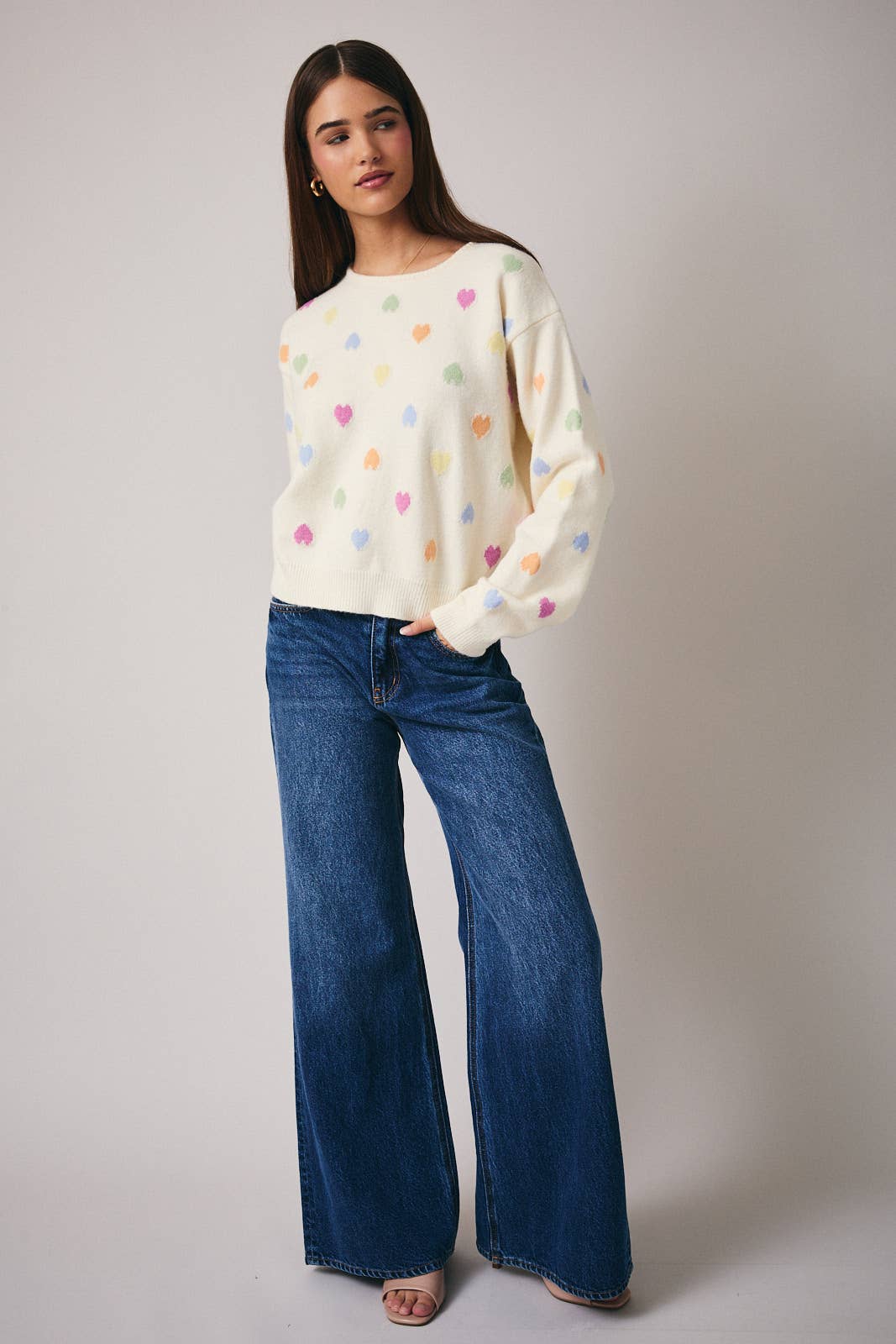 Heart Graphic Sweater