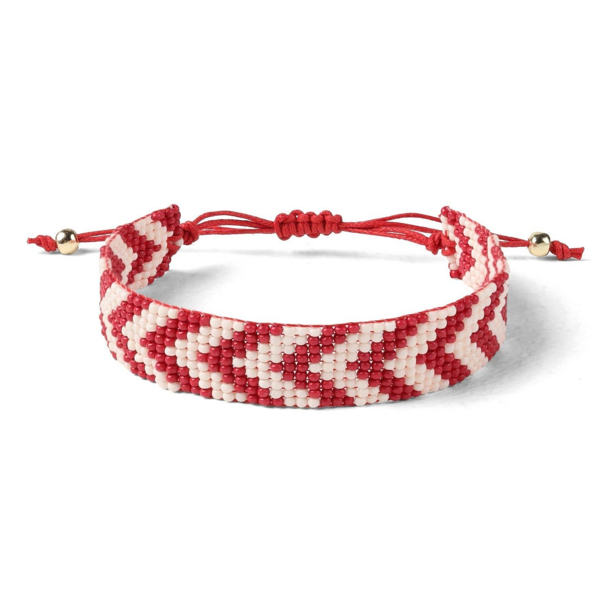 Splendid Iris - Sale - Adjustable Game Day Bracelet: Black/Orange