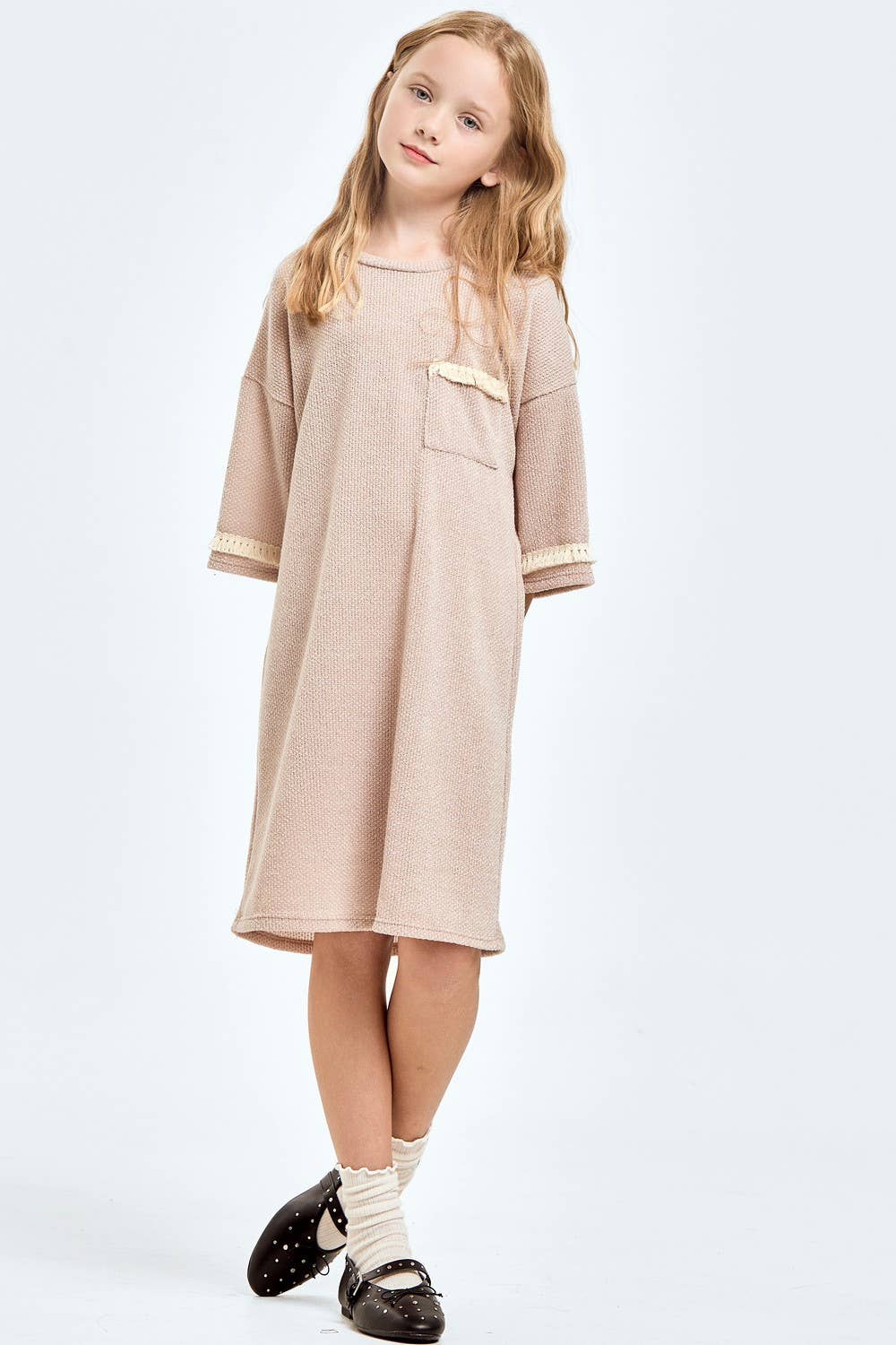 Tasseled Chunky Sweater Dress