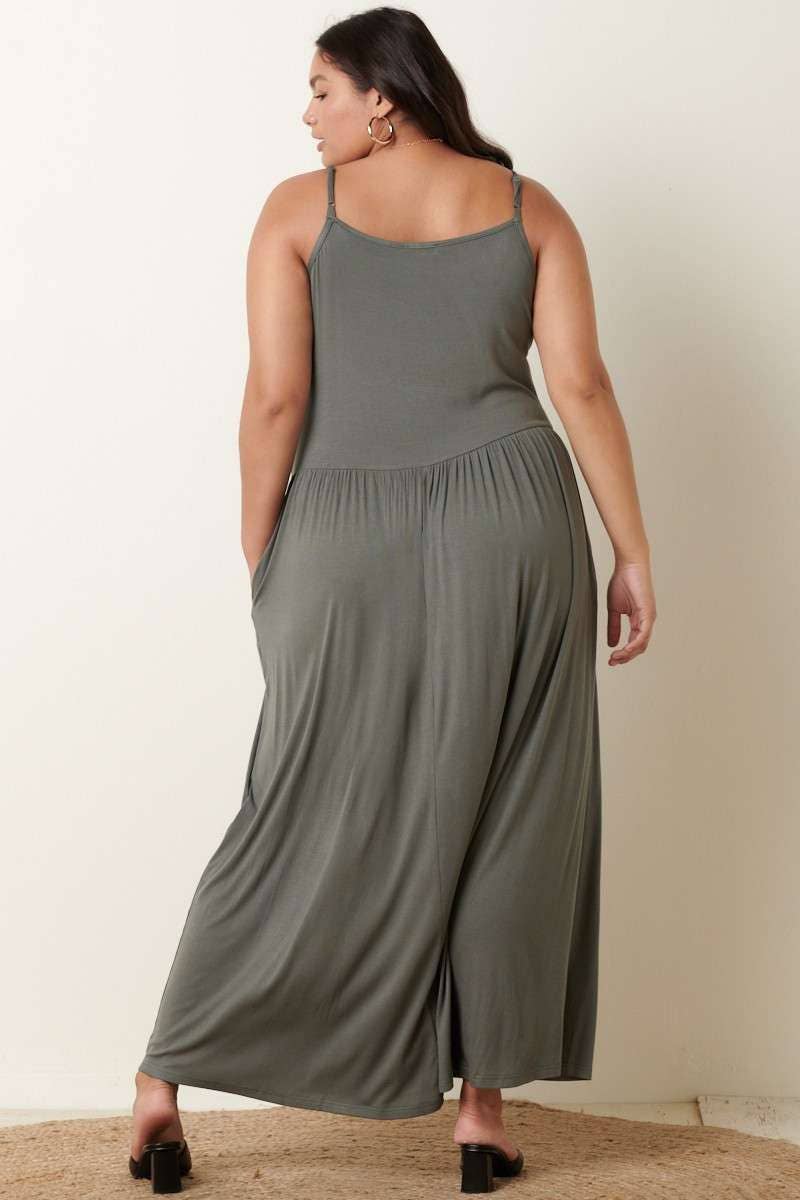 Babydoll Maxi Dress - Plus