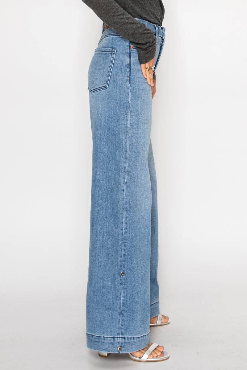 ARTEMIS VINTAGE - INSEAM TRANSFORM HIGH RISE TUMMY CONTROL A-WIDE JEANS