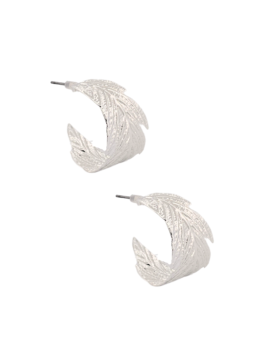 Anett Earrings: Silver