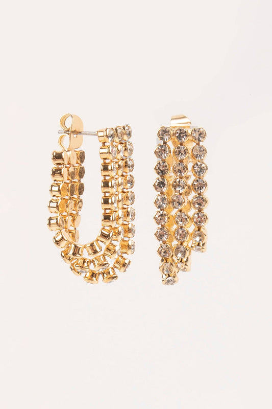 Luxe Crystal Earring: Crystal