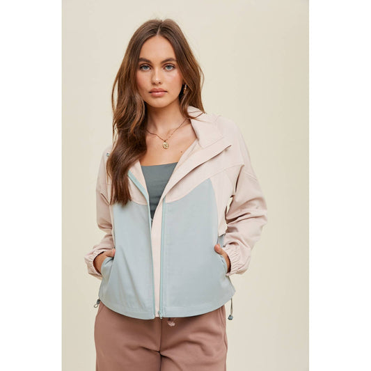 Colorblock Hooded Jacket