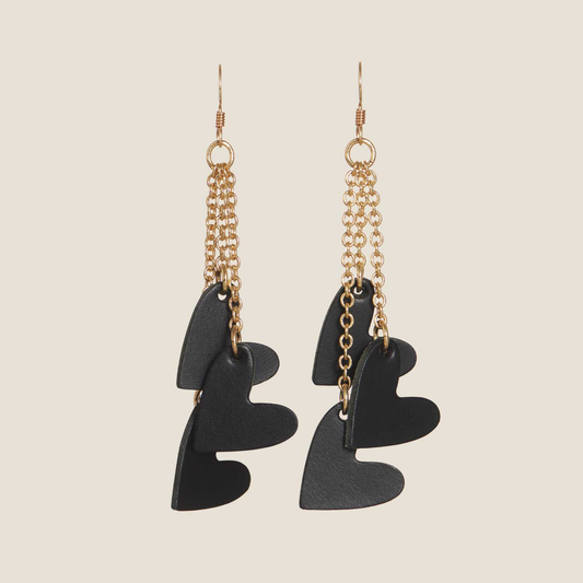 Black Venus Earrings